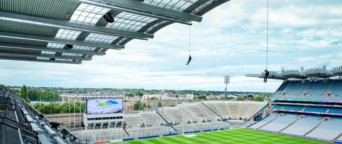 Focus Ireland Croke Park Abseil.